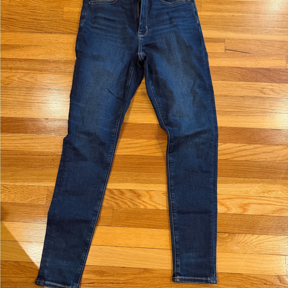 American Eagle Outfitters High Rise Women Jeans - Dark Blue